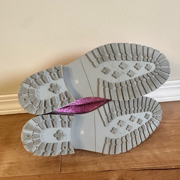 Irregular Choice Pink Sparkly Dress Shoes Size 36 - Picture 3 of 3